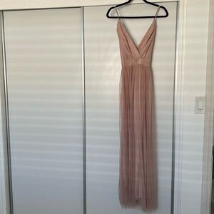 Long tule dress